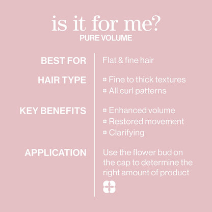 Pure Volume Lightweight Volumizing Hair Care Set